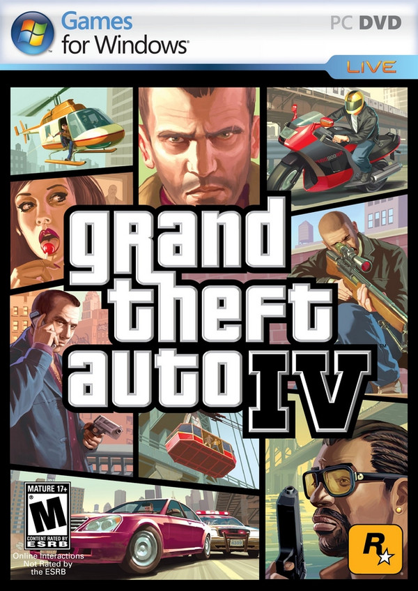 俠盜獵車手4-Grand Theft Auto 4 [GTA4]-注意: 本遊戲含大量暴力及血腥，未滿18歲請勿觀賞。

《俠盜獵車手4 (GTA 4)》的主要場景以美國紐約市為原形設計，逼真還原了紐約絕大部分的風貌（紐約市五個區中有四個將出現在遊戲中），但在本中所有街區和地名都被進行了修改。

比如，原先的曼哈頓大橋在遊戲中叫做阿爾岡琴大橋（Algonquin Bridge），布魯克林區被改為布洛克區（Broker），皇后區改名為公爵區（Dukes），...