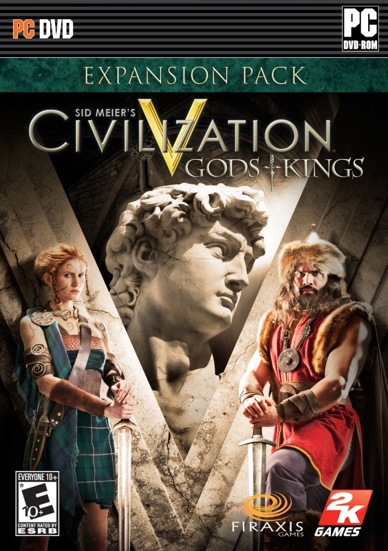 文明帝國 5：神與王-Sid Meier's Civilization 5: Gods & Kings-　　2K Games宣佈《席德梅爾之文明5》首部資料片"神與王"正式推出！如同過往《文明帝國》系列的資料片，《文明帝國 5：神與王 (Sid Meier's Civilization 5: Gods & Kings)》將帶來更多的科技、單位、建築、奇蹟與文明，預定將有 27 種新單位、13 種新建築、9 種新奇蹟、9 種可遊玩的新文明，包括荷蘭、塞爾特、馬雅等，使得本作的可玩性和深度大增。

...